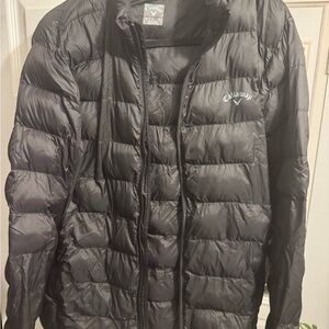 Callaway Black Puffer Jacket Size Medium